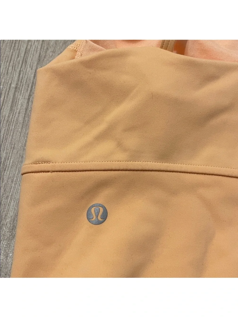 Lululemon Wunder Train Strappy Tank Top Summer Glow Sz 6